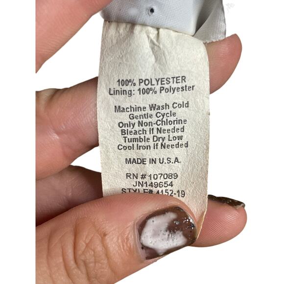 Vintage Studio 1940 Women's Top Size 18/20 Boho Abstract Short Sleeve Blouse - Picture 6 of 6